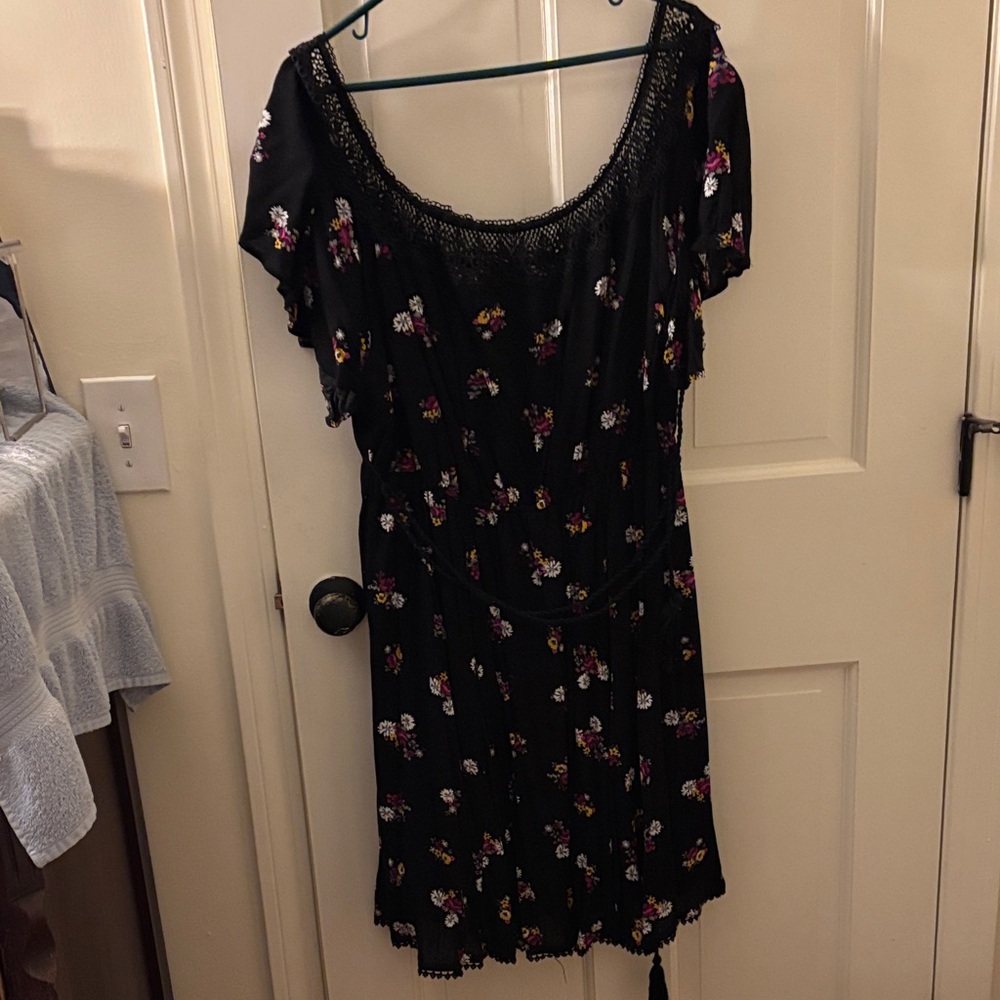 Torrid Black Lace Detail Dress